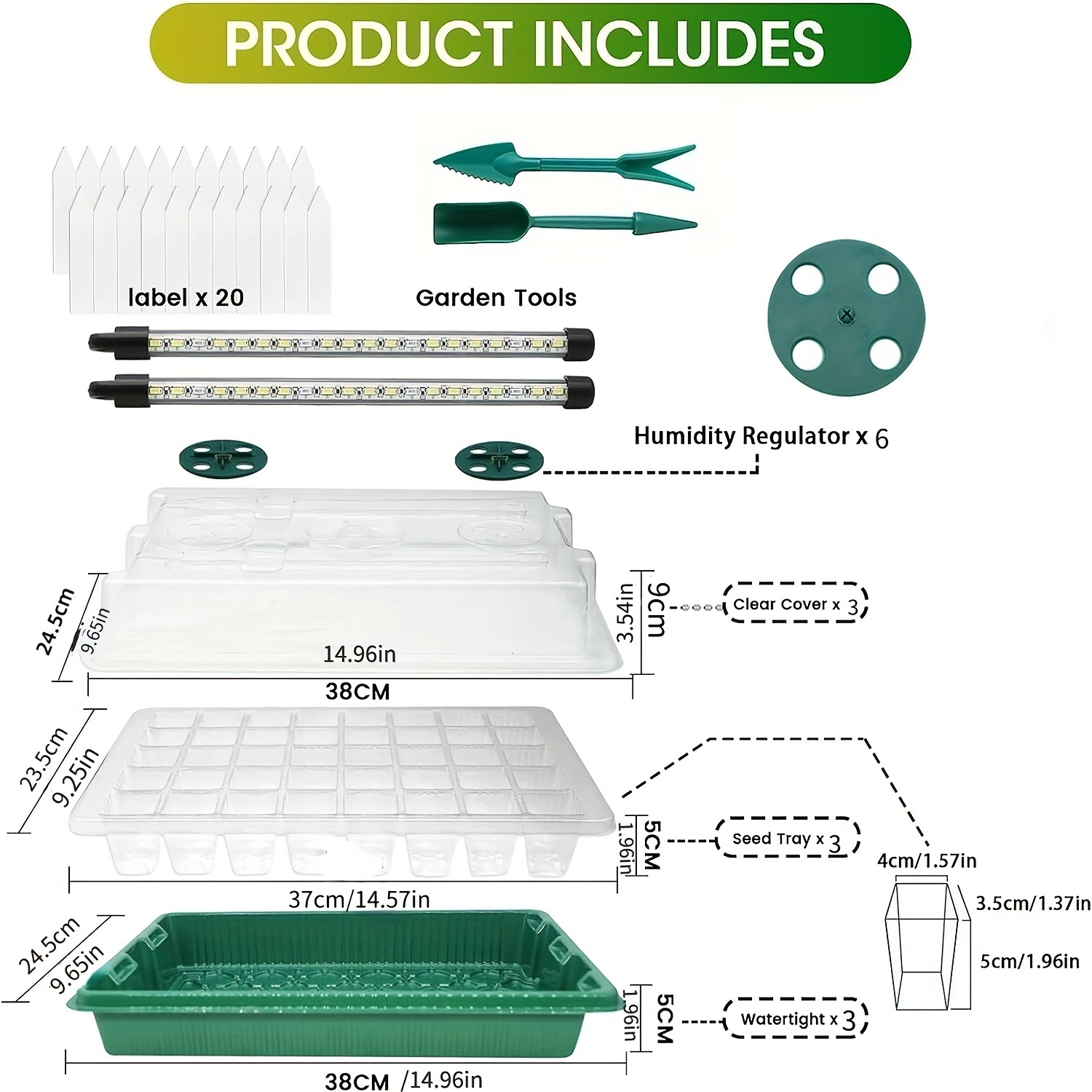 Seed Starter Trays With High D - Smart Home Kits 评论和价格