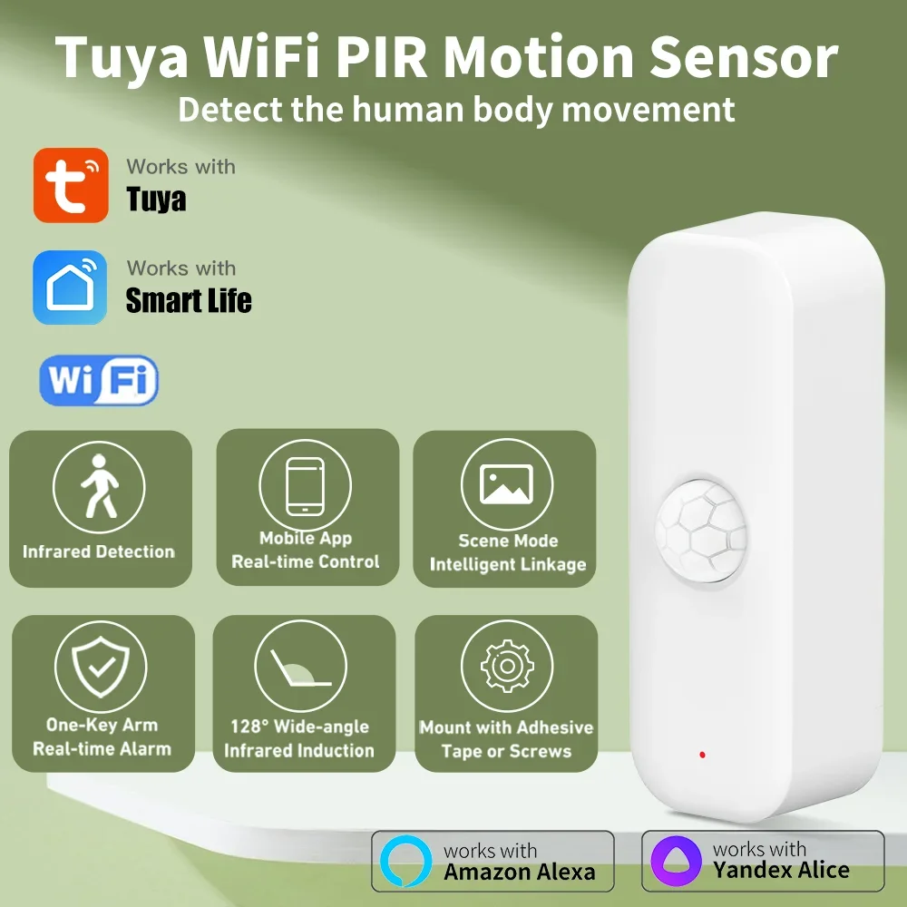 Tuya WiFI Zigbee PIR Motion Se - Smart Home Diy 评论和价格