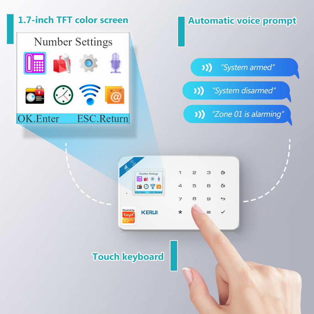 KERUI W181 Alarm System Secutr - Smart Home Cctv 评论和价格
