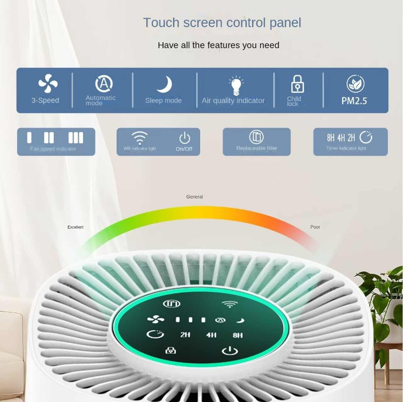 Smart Home Air Purifier with A - Smart Home App 评论和价格