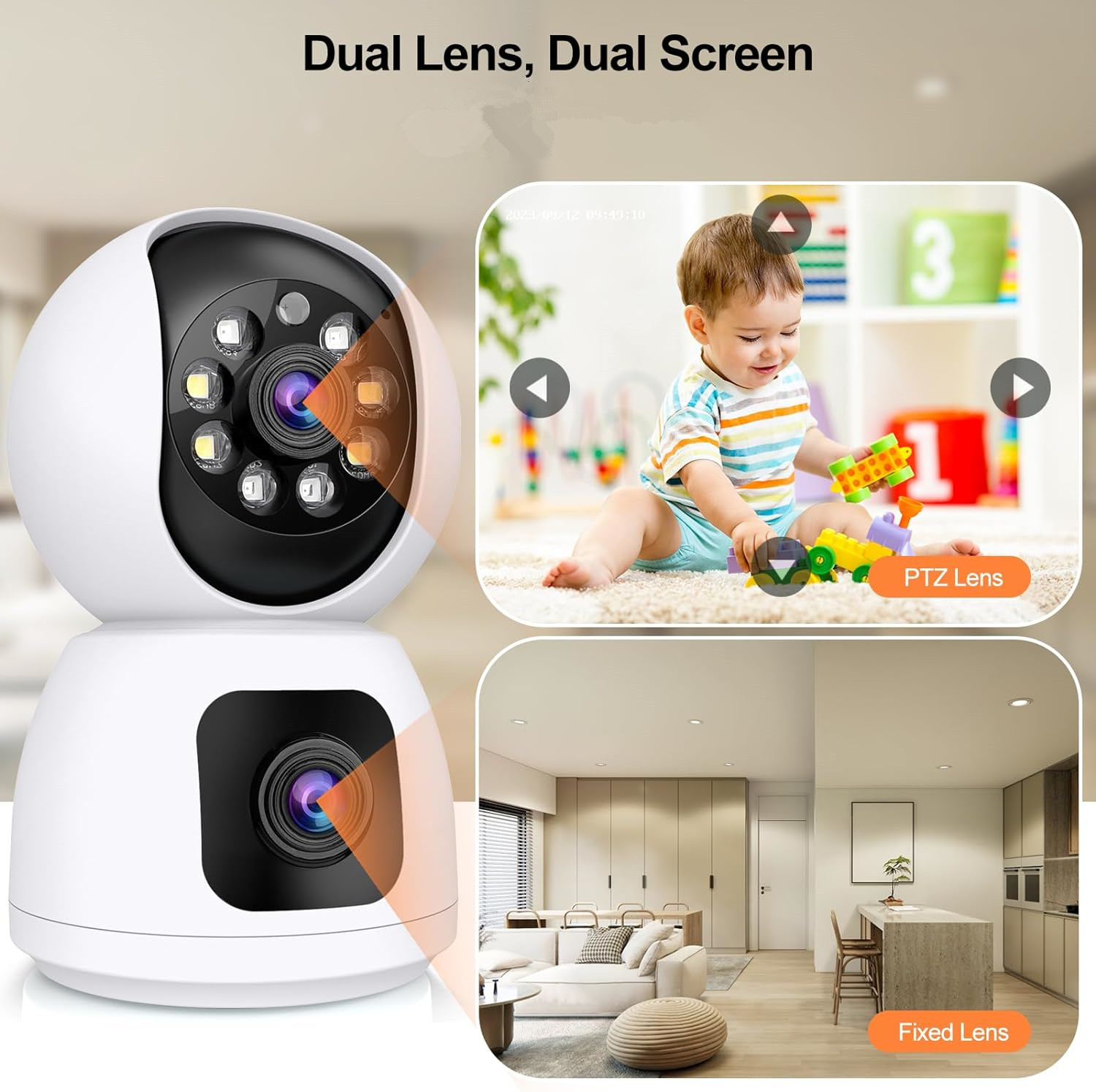 ANSVICAM Tuya Smart 4K 8MP Dua - Smart Home Battery Camera Ezviz 评论和价格
