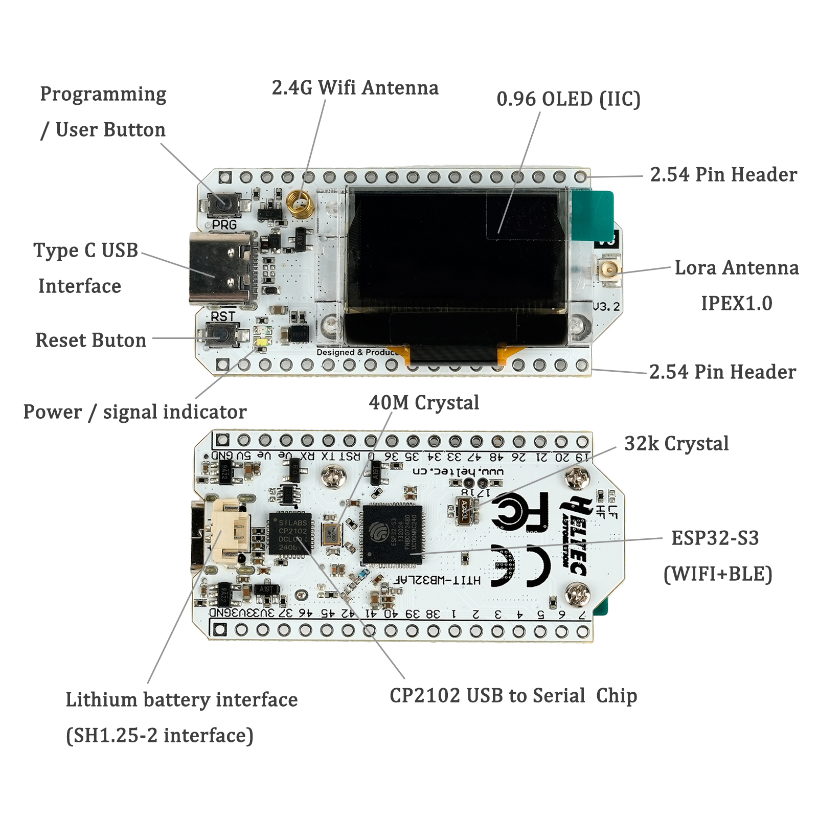 2Sets ESP32 LoRa V3 Developmen - Smart Home Iot 评论和价格