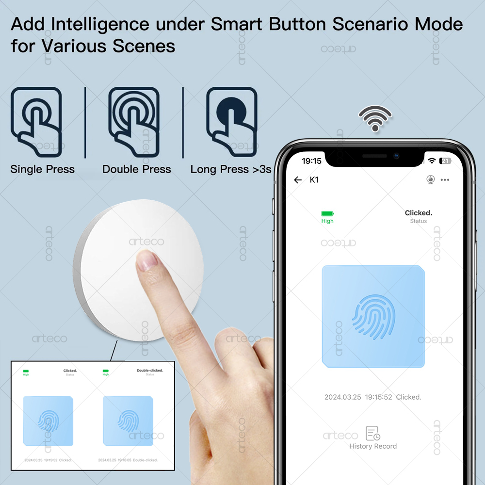 Zigbee Button Scene Switch Wir - Smart Home Bridge 评论和价格