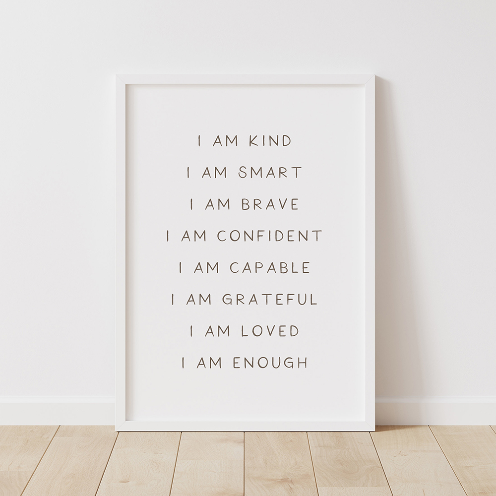I am Kind Smart Loved Inspirat - Smart Home Quotes 评论和价格