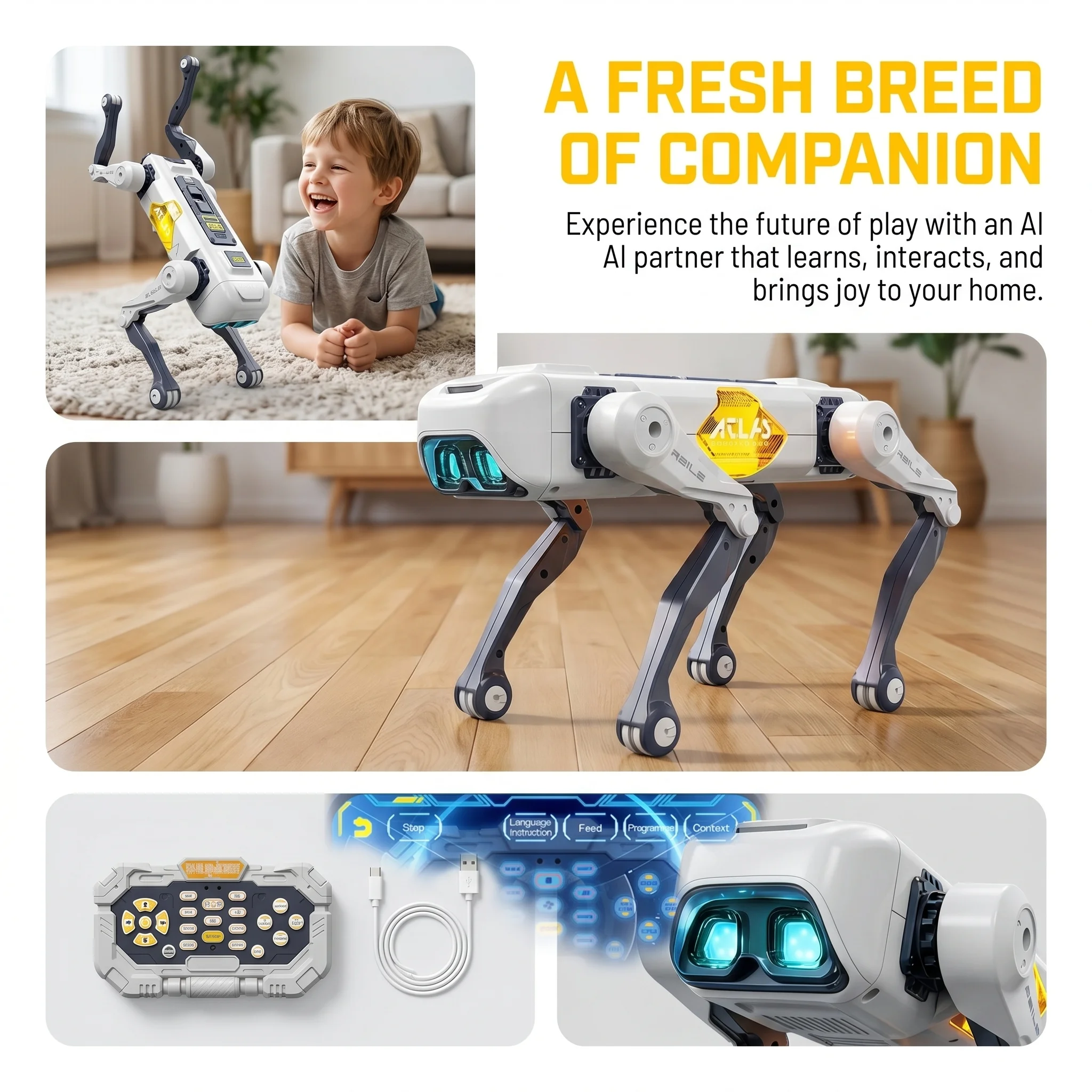 AI Smart Robot Dog, Voice & AP - Smart Home App 评论和价格