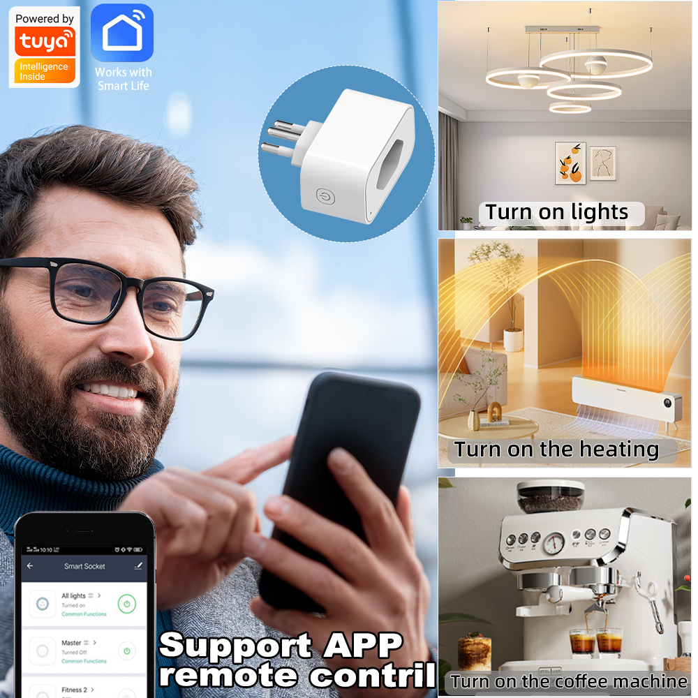 Tuya WiFi Smart Socket Brazil  - Smart Home Technology 评论和价格