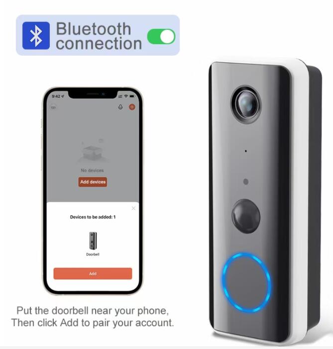 3MP 1296P Tuya APP Low Comsunp - Video Doorbell 评论和价格