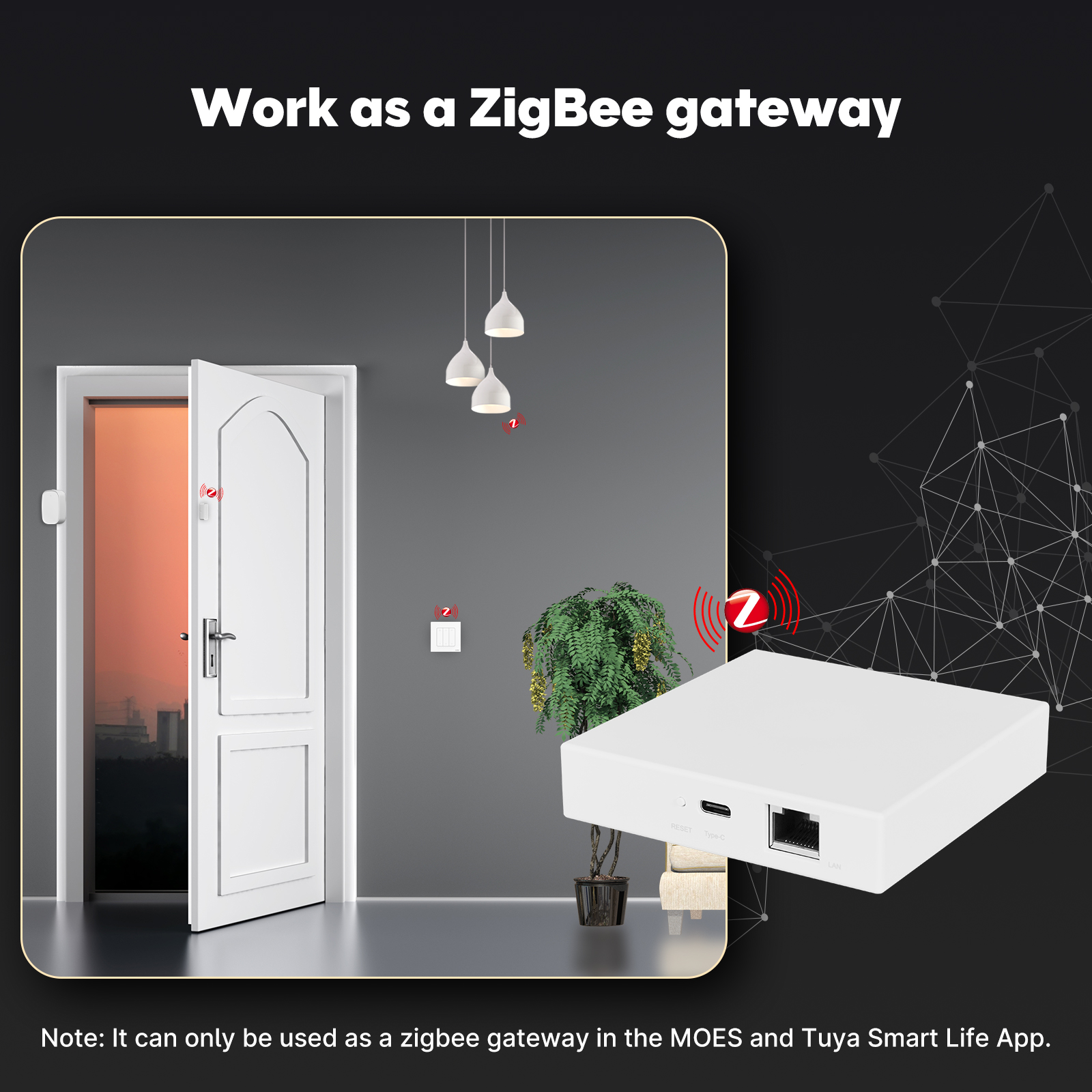 MOES Tuya ZigBee Matter Thread - Smart Home Bridge 评论和价格