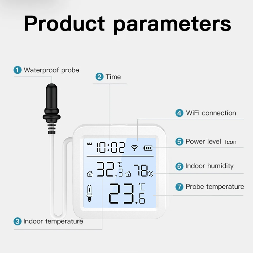 WiFi Humidity Temperature Sens - Smart Home App 评论和价格
