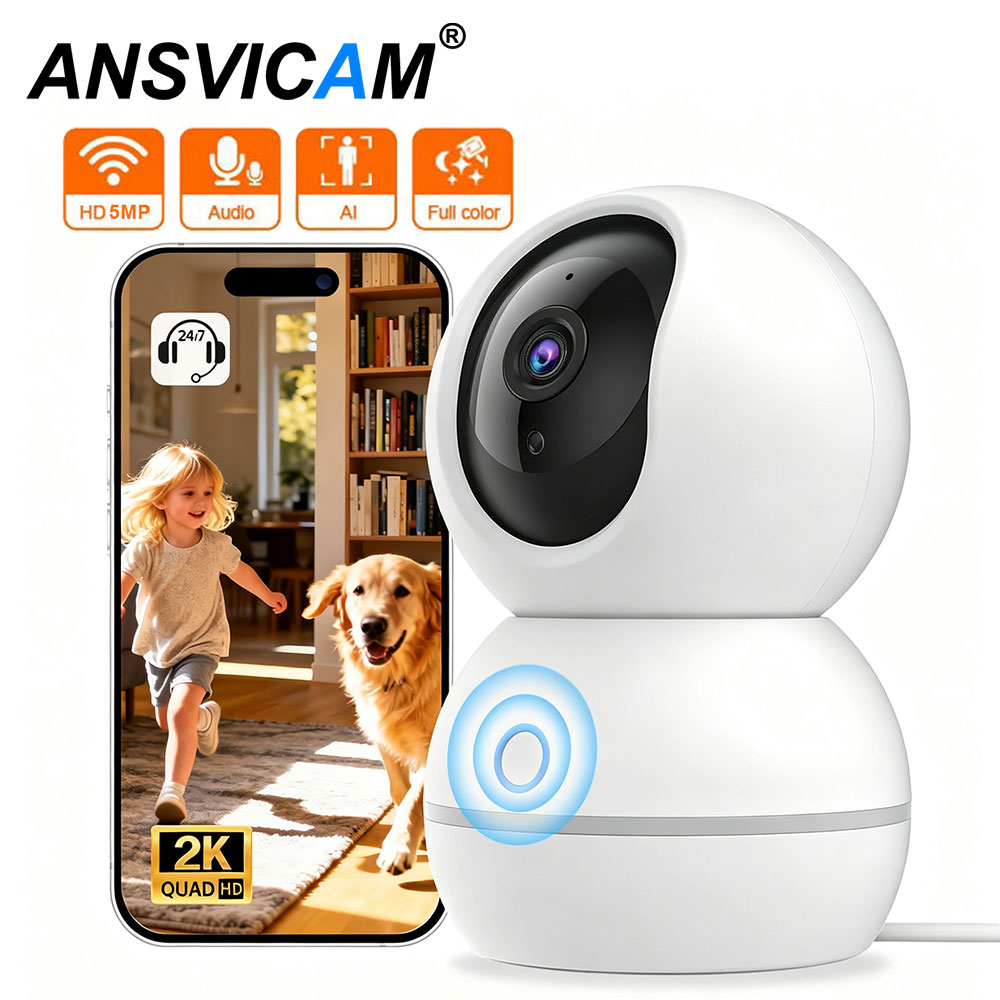 2K WIFI Camera Indoor 5MP Baby - Smart Home Battery Camera Ezviz 评论和价格