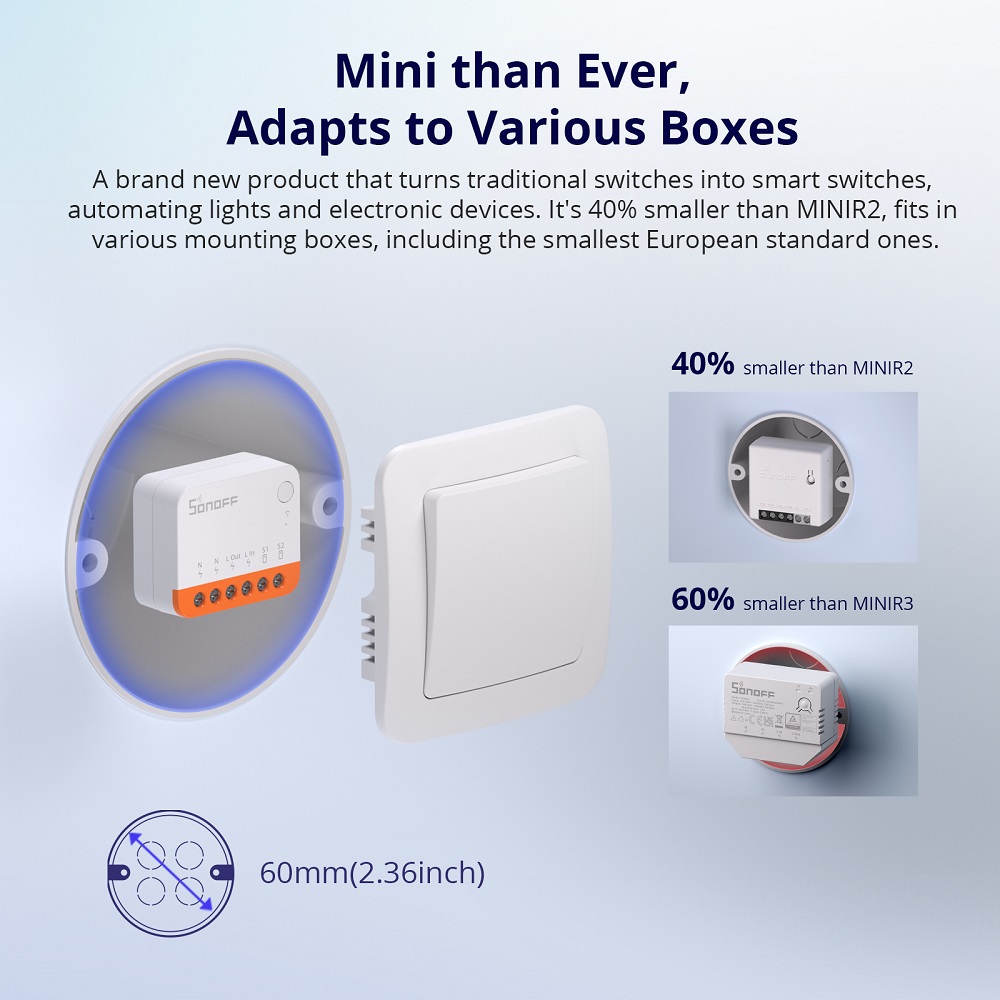 Sonoff Mini R4 Extreme Wifi Sm - Smart Home Bridge 评论和价格